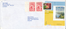 Canada Cover Sent To Denmark Vancouver 4-7-2006 With More Topic Stamps - Covers & Documents