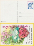 1999-EP-193 CUBA 1999 POSTAL STATIONERY. NO CATALOGADO. ERNEST HEMINGWAY. CORAZON Y CISNES - Covers & Documents