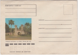 1981-EP-91 CUBA 1981 ANGOLA WAR POSTAL STATIONERY. NO CATALOGADO. PARQUE LA GUIRA, PINAR DEL RIO. - Storia Postale