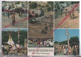 Cpm St003142 Bad Segeberg Karl May Festpiele 5 Vues Sur Carte Western , Indiens - Bad Segeberg