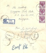 R Brief  Jitra - Singapore            1955 - Kedah