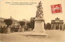 PARIS STATUE QUAND MEME DE MERCIER ARC DE TRIOMPHE DU CARROUSEL - Statues
