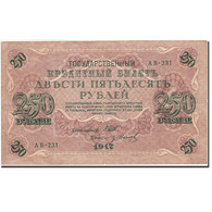 Billet, Russie, 250 Rubles, 1917, 1917-09-04, KM:36, TTB - Russia