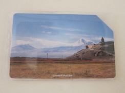 Frist Issued Urmet Phonecard,Mountain Backside Wide Magnetic Stripe,used - Armenië