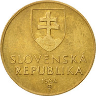 Monnaie, Slovaquie, Koruna, 1994, TTB, Bronze Plated Steel, KM:12 - Slovakia