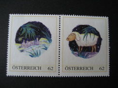 Österreich- Pers.BM** 2 X Südländisches Motiv - Personalisierte Briefmarken