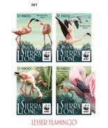 Sierra Leone 2017, WWF, Flamingo, Deluxe - Flamingo