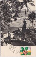 WALLIS ET FUTUNA  Aux Philatélistes Leurs Habitants Reconnaissants 4 Mars 1958 - Wallis-Et-Futuna