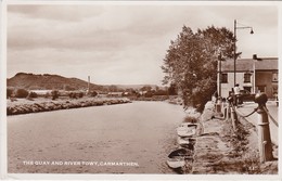 UNITED KINGDOM WALES  PAYS DE GALLES CARMARTHEN The Quay And RiverTowy - Carmarthenshire