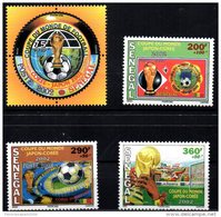 Sénégal 2002 Korea Japan Coupe Du Monde FIFA World Cup WM Fussball Football Soccer 4 Val. RARE MNH - Senegal (1960-...)