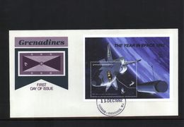 Grenada 1992 Raumfahrt / Space Block FDC - América Del Sur