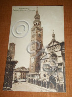 Cartolina Cremona - Facciata Duomo E Torrazzo 1930 Ca - Cremona