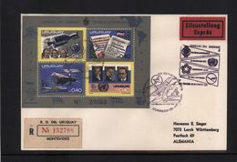 Uruguay 1975 Raumfahrt / Space   FDC - Zuid-Amerika