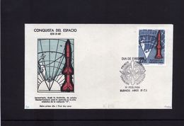 Argentina 1966 Raumfahrt / Space FDC - América Del Sur