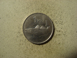 MONNAIE ISLANDE 1 KRONA 1984 - Islandia