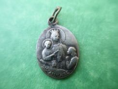 Petite Médaille Religieuse/ Saint Scapulaire / Le Cœur Du Christ /Fin  XIXème Siècle     CAN290 - Religion &  Esoterik