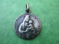 Petite Médaille Religieuse/Regina Decor Carmeli O.P.N./ Le Cœur Du Christ /Fin  XIXème Siècle     CAN291 - Religion &  Esoterik