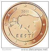 Estonia 2011      1 Cent   UNC Uit De Rol  UNC Du Rouleaux  !! - Estonia