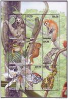 ( 1377 ) Madagasikara - Fauna - Orteils - Cameleon - Loris - Frog - Moth - Snake. - Prehistorics