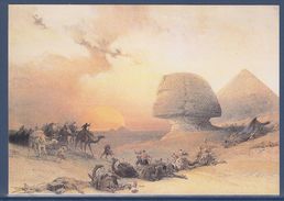 = Le Grand Sphinx, 1842-1849, David Roberts, Carte Postale - Sculptures
