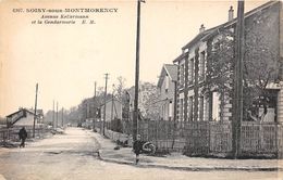 95-SOISY-SOUS-MONTMORENCY- AVENUE KELLERMANN, ET LA GENDARMERIE - Soisy-sous-Montmorency