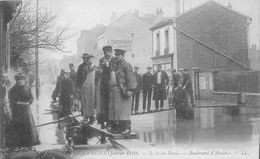 ¤¤  -   ILE-SAINT-DENIS  -  Boulevard D'Asnière  -  La Crue De La Seine 1910 - Inondation  -  ¤¤ - L'Ile Saint Denis