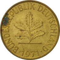 Monnaie, République Fédérale Allemande, 10 Pfennig, 1971, Karlsruhe, TB+ - 10 Pfennig