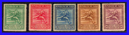 930 - Cuba Sc. 299/303 - II Juegos Deportivos Centroamericanos - Ver Scan Reverso - CU- 034 - Unused Stamps