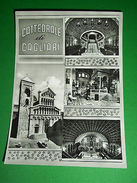 Cartolina Cattedrale Di Cagliari - Vedute Diverse 1955 Ca - Cagliari