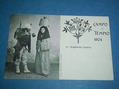 Cartolina Campo Di Tempio 41° Reggimento Fanteria 1904 - Cagliari