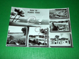 Cartolina Saluti Da Porto Pino - Vedute Diverse 1960 Ca - Cagliari