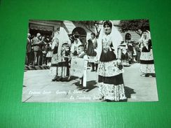 Cartolina Costumi Sardi - Quartu Sant'Elena - La Cavalcata Sarda 1960 Ca - Cagliari