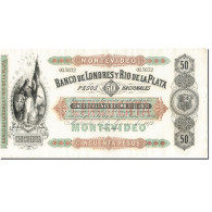 Billet, Uruguay, 50 Pesos = 5 Doblones, 1872, 1872-01-01, KM:S238a, SUP - Uruguay