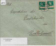 1929 Tell 172/203x Rollen Mit Klebestelle - Stempel: Ambulant To Escholzmatt 6.X.29 - Rollen