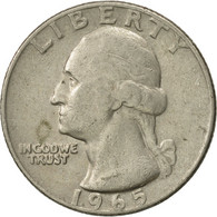 Monnaie, États-Unis, Washington Quarter, Quarter, 1965, U.S. Mint, TTB - 1932-1998: Washington