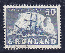 Greenland Grønland 1950 Afa 33 Skibet Gustav Holm Ship Schiff Pænt Stemplet Nice Cancel ! - Gebruikt