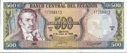 25-Equateur Billet De 500 Sucres 1988 GZ173 Neuf - Ecuador