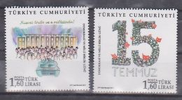AC - TURKEY STAMP - DEMOCRACY AND NATIONAL SOLIDARITY DAY  MNH 15 JULY 2017 - Ungebraucht
