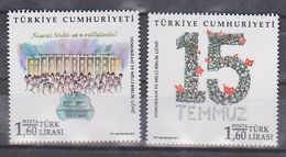 AC - TURKEY STAMP - DEMOCRACY AND NATIONAL SOLIDARITY DAY  MNH 15 JULY 2017 - Nuevos