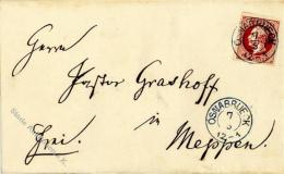 Hannover, Mi.Nr.14c, 1859, 1 Gr Lilakarmin, Vollrandig, K2 OSNABRUECK 7/5", Siegelbrief Von 1863, Nach Meppen I-II(" - Sonstige & Ohne Zuordnung