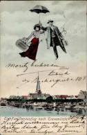 Travemünde (2401) Familienausflug 1907 I-II (Ecken Abgestoßen) - Sonstige & Ohne Zuordnung