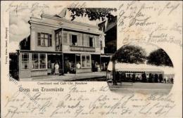 Travemünde (2401) Cafe Chr. Buschow 1903 I-II - Sonstige & Ohne Zuordnung