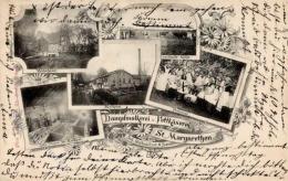 St. Margarethen (2211) Dampfmolkerei Fettkäserei Besitzer Hofbesitzer A. Siemen 1899 II- (Kerbe, Beschnitten) - Sonstige & Ohne Zuordnung