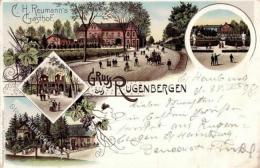 Bönningstedt (2087) Rugenbergen Gasthaus C. H. Reumanns 1898 II (Ecken Leicht Abgest., Leichte Stauchung) - Sonstige & Ohne Zuordnung