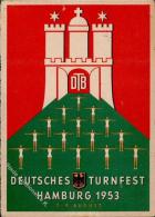 Hamburg (2000) Deutsches Turnfest 2. Bis 9. August 1953 II- (Riss) - Sonstige & Ohne Zuordnung