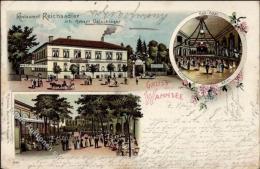 Wannsee (1000) Gasthaus Reichsadler Lithographie 1901 II (Stauchung) - Sonstige & Ohne Zuordnung
