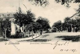 Lichterfelde (1000) Bismarckplatz Wilhelmstraße Straßenbahn 1907 I-II - Sonstige & Ohne Zuordnung