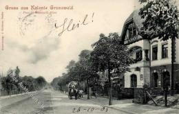 Charlottenburg (1000) Kolonie Grunewald Postamt Bismarckallee 1905 I-II - Sonstige & Ohne Zuordnung