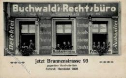 Berlin Mitte (1000) Rechtsbüro Buchwald Werbe AK I- - Altri & Non Classificati