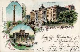 Berlin Mitte (1000) Lithographie 1900 I-II - Other & Unclassified